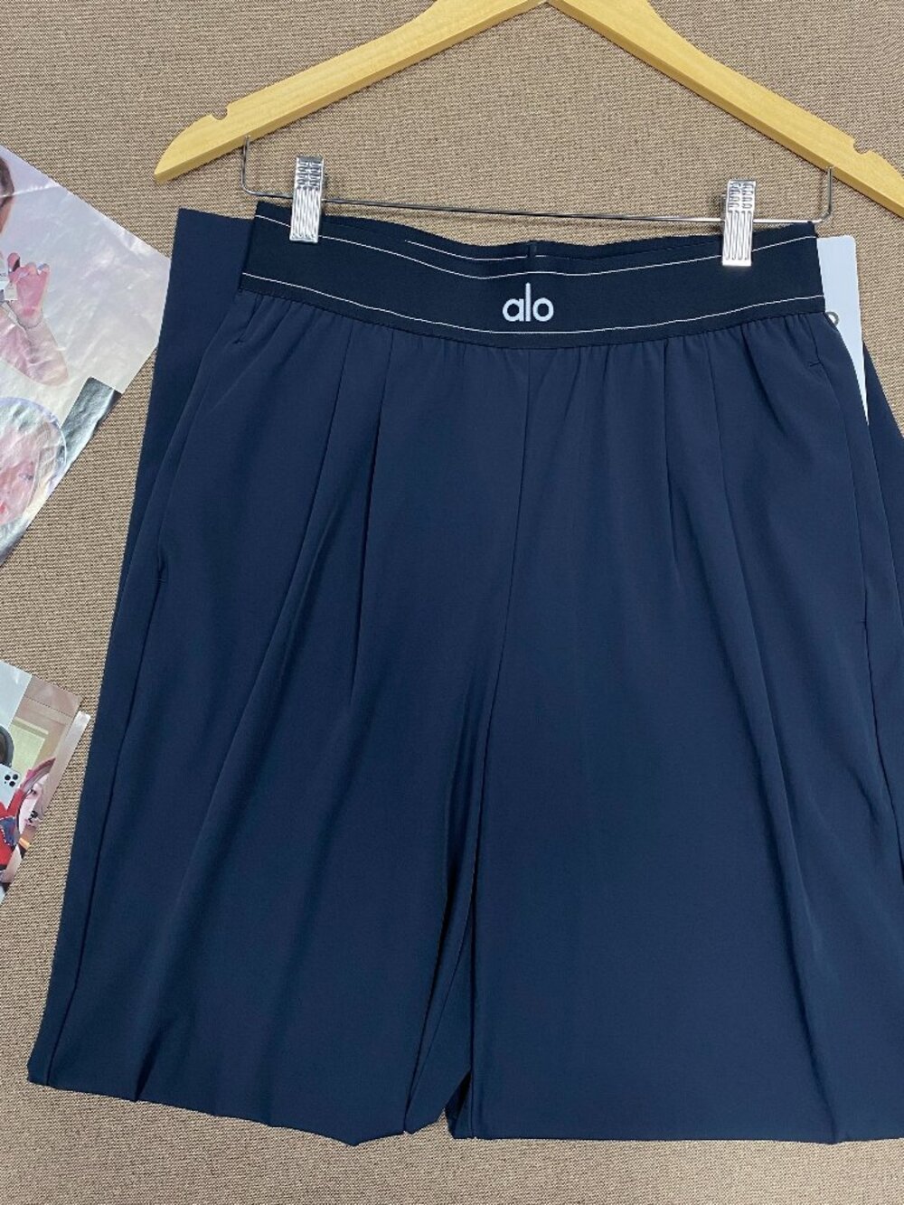 NWT🌈Navy Blue Alo Yoga Suit Up Wide-Leg Trouser 30” Inseam🧚♀️Must-Have - Picture 6 of 9